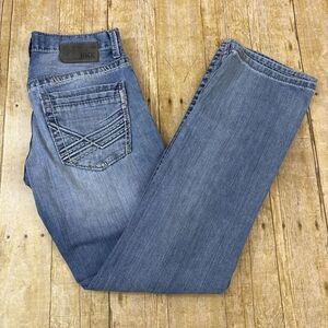 BKE Jake Straight Jeans Mens Thick Stitch Jeans Buckle 28R (28X31)